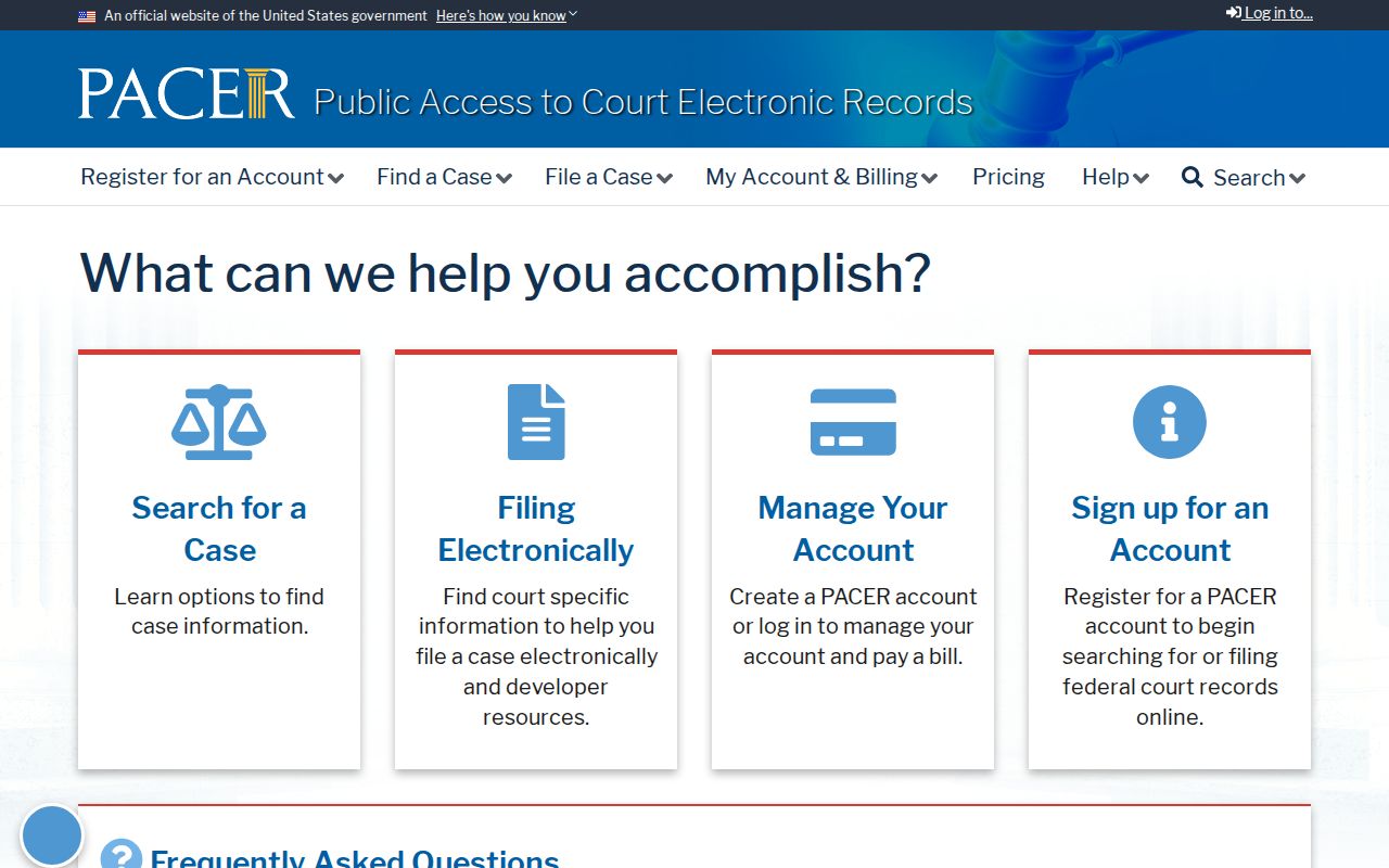 Leslie County federal criminal records PACER search portal